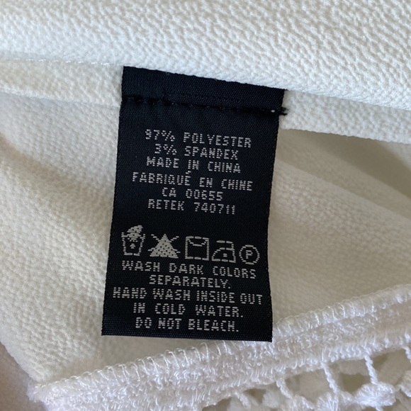 RW&CO White Blouse with Crochet Details - Picture 6 of 8